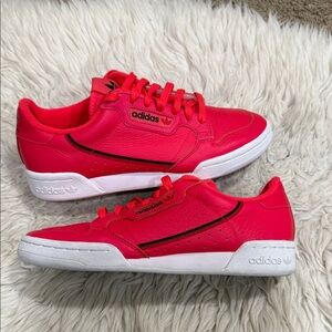 adidas Men’s Originals Continental 80 CG7131 Rare Shock Red Size 7